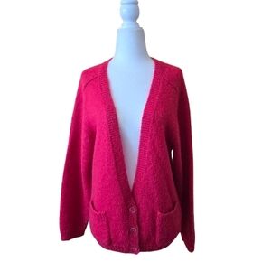 Penbrooke Lane Women's Vintage Hong Kong Mohair Blend Cardigan Sweater